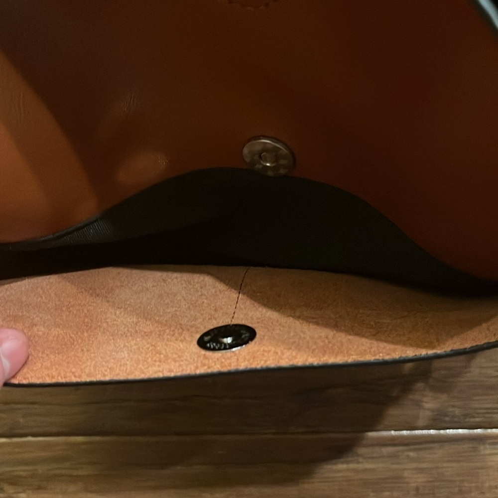 HESHE Brown Shoulder Purse - Picture 5 of 11